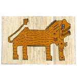 ギャッベ  ライオン ペルシャ絨毯 ラグ