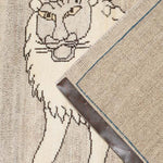 ライオンラグ 白