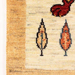 ライオンギャッベ ペルシャ絨毯 ラグ