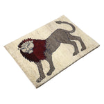 ギャッベ ライオン ペルシャ絨毯