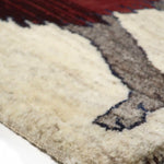 ギャッベ ライオン ペルシャ絨毯