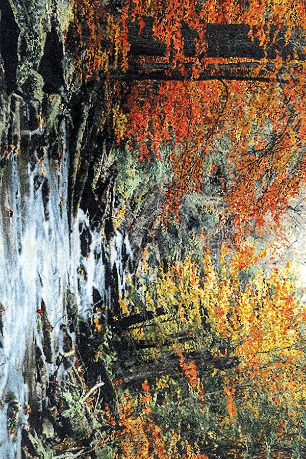 ペルシャ絨毯 タブリーズ ウール&シルク 絵画