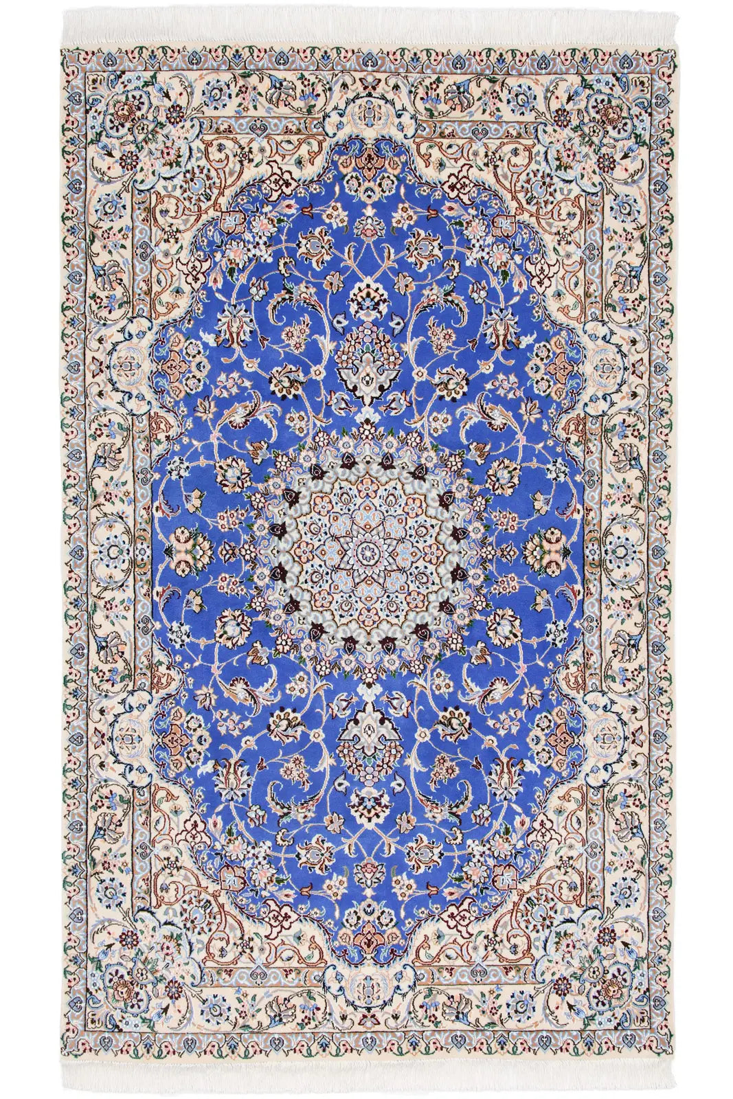 ペルシャ絨毯 ナイン産 ウール&シルク 150x245cm ペルシャ絨毯 ナイン産 ウール&シルク 150x245cm