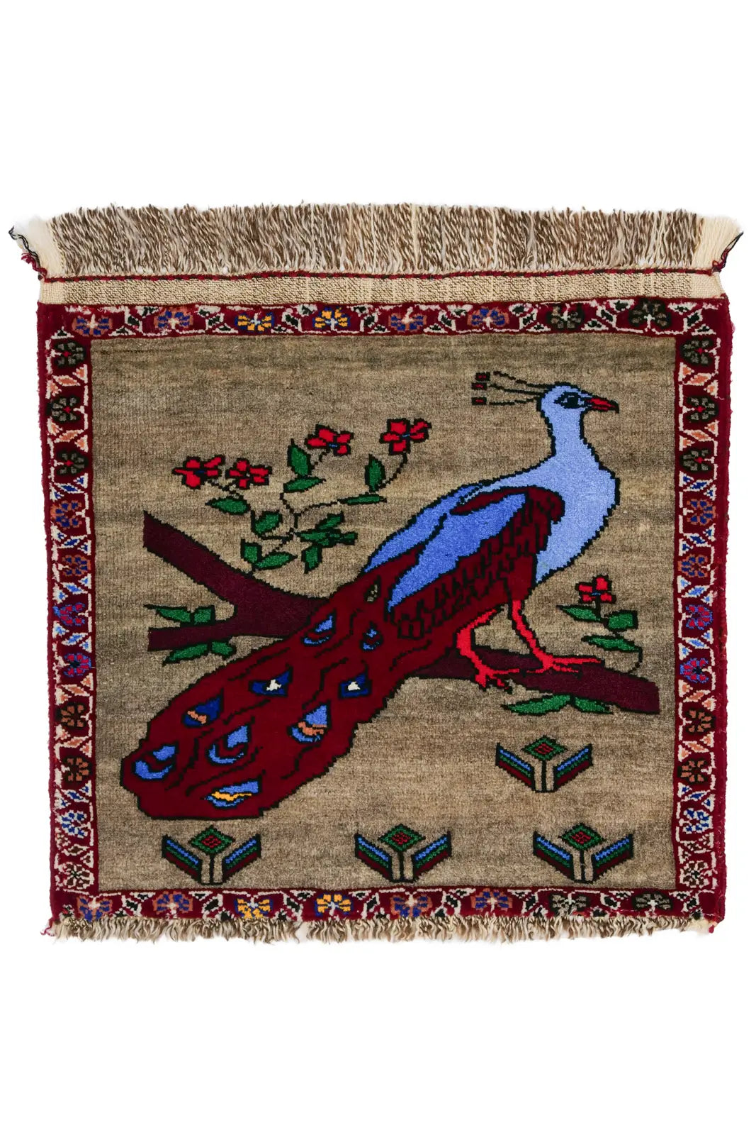 アフガニスタン ガズニーウール 絨毯 206×145cmトライバルラグ アフガニスタン ガズニーウール 絨毯 206×145cmトライバルラグ