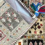 ギャッベ ペルシャ絨毯 茶色