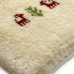 ギャッベ ペルシャ絨毯 シンプル