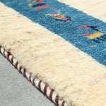 白のギャッベ玄関マット本物