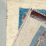 白のギャッベ玄関マット本物