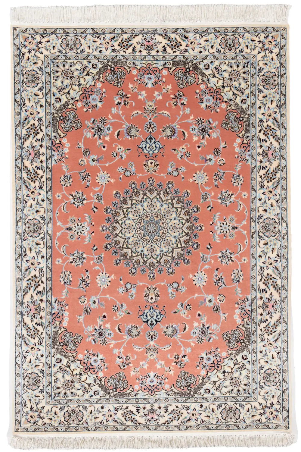 ペルシャ絨毯 ナイン産 ハビビアン工房 ウール 約120 x 175cm|SATHI RUGS ペルシャ絨毯 ナイン産 ハビビアン工房 ウール 約120 x 175cm|SATHI RUGS