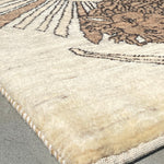 ギャッベ  ライオン ペルシャ絨毯 ラグ