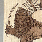 ギャッベ  ライオン ペルシャ絨毯 ラグ