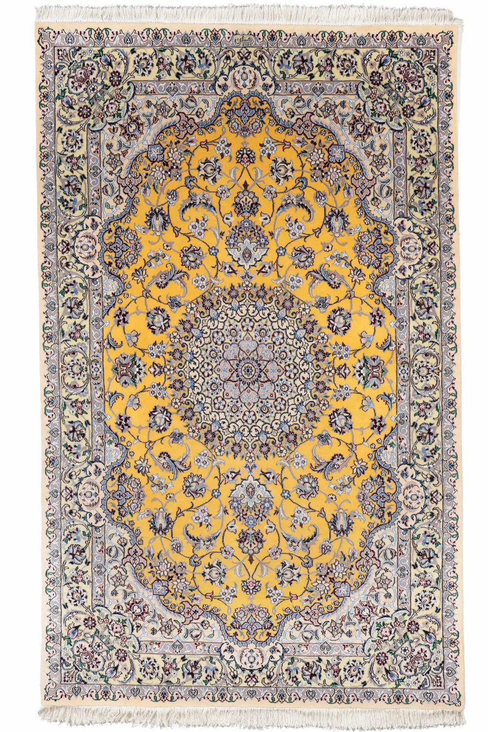 ペルシャ絨毯 ナイン産 ウール 約149cm x 242cm|SATHI RUGS ペルシャ絨毯 ナイン産 ウール 約149cm x 242cm|SATHI RUGS
