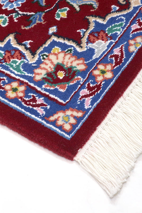 ペルシャ絨毯 玄関マット(43x58cm)赤 ウール ラグ【絨毯専門店】