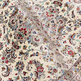 ペルシャ絨毯 カシャーン シルク 白 ホワイト
