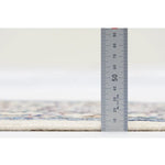 ペルシャ絨毯 ナイン ウール 玄関マット 白 (ホワイト)