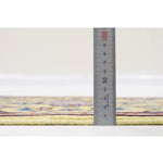 ペルシャ絨毯 ナイン ウール 玄関マット 黄色 (イエロー)