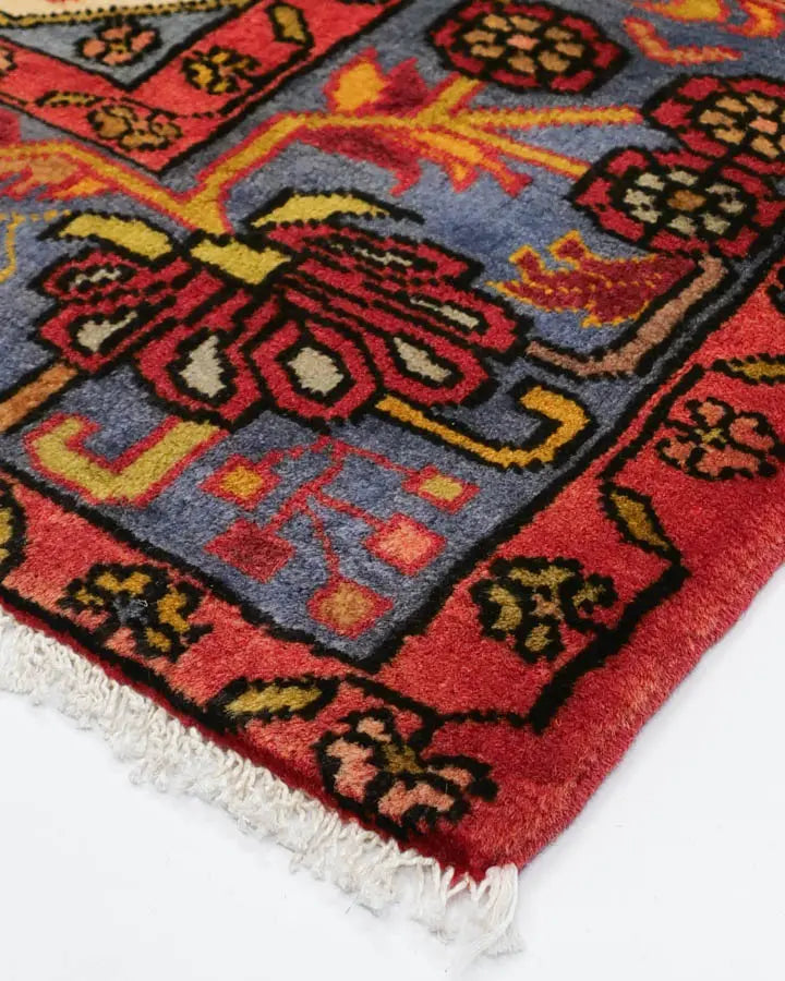 ペルシャ絨毯 ナハバンド産 70x97cm トライバルラグ 手織り ウール