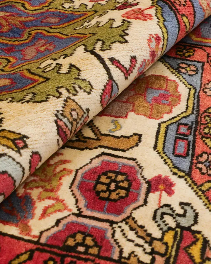ペルシャ絨毯 ナハバンド産 70x97cm トライバルラグ 手織り ウール