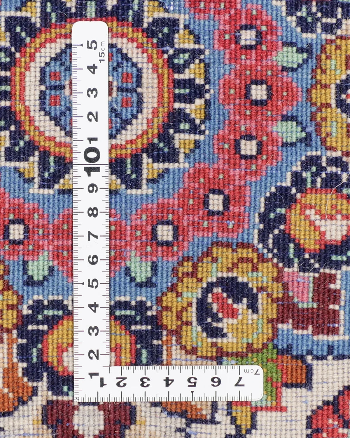 アンティーク ペルシャ絨毯 サルーク産 約138×215cm|手織り 鹿と鳥の庭園図