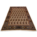 クム産オールド手織り絨毯 王冠にも用いられたボテ文様