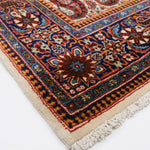 ウールの風合い豊かなクム産オールド手織りペルシャ絨毯