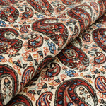 手織りの美しさが際立つクム産オールドウール絨毯