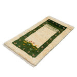 ペルシャ絨毯 ギャッベ 手織りラグ 玄関マット