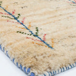 ペルシャ絨毯 ギャッベ 玄関マット シンプル ラグ 手織り