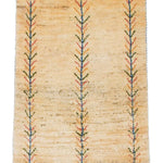 ペルシャ絨毯 ギャッベ 玄関マット シンプル ラグ 手織り