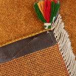 玄関マット ペルシャ絨毯 ギャッベ オレンジ