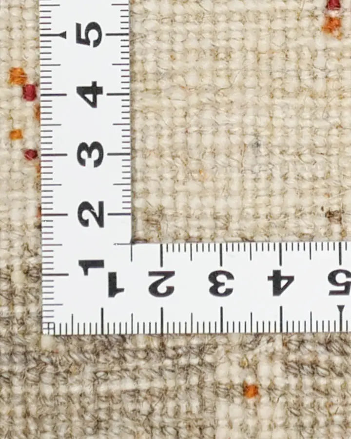 ペルシャ絨毯 ギャッベ 34x39cm 手織り ラグ ナチュラル