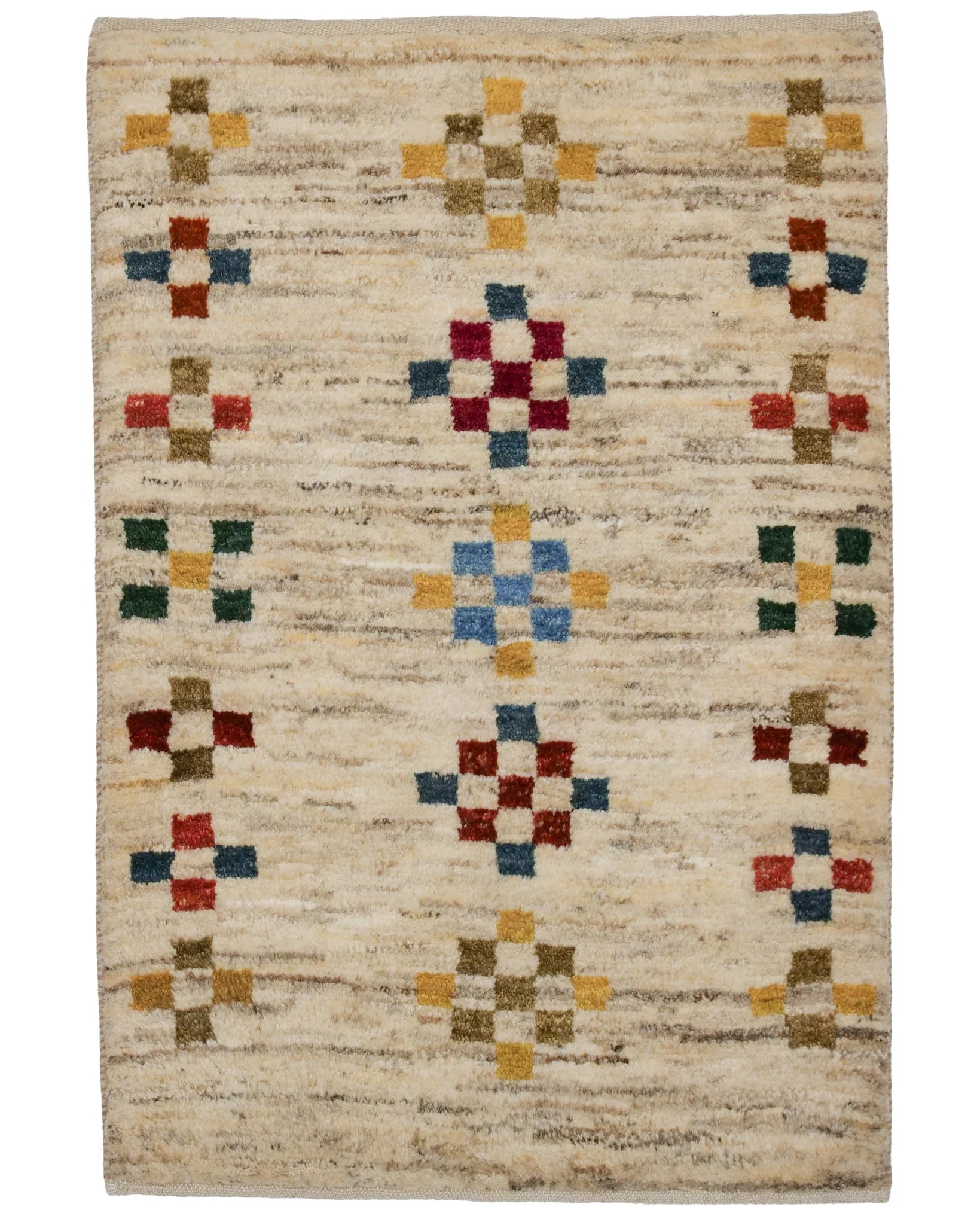 ガラジェ産　手織り　ペルシャ絨毯 ペルシャ絨毯 手織り サナンダジ 268084 68cmx103cm | piece of rug.