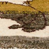 ペルシャ絨毯 ギャッベ 40x43cm リス 手織り ラグ 座布団 ナチュラル