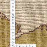 ペルシャ絨毯 ギャッベ 40x43cm リス 手織り ラグ 座布団 ナチュラル