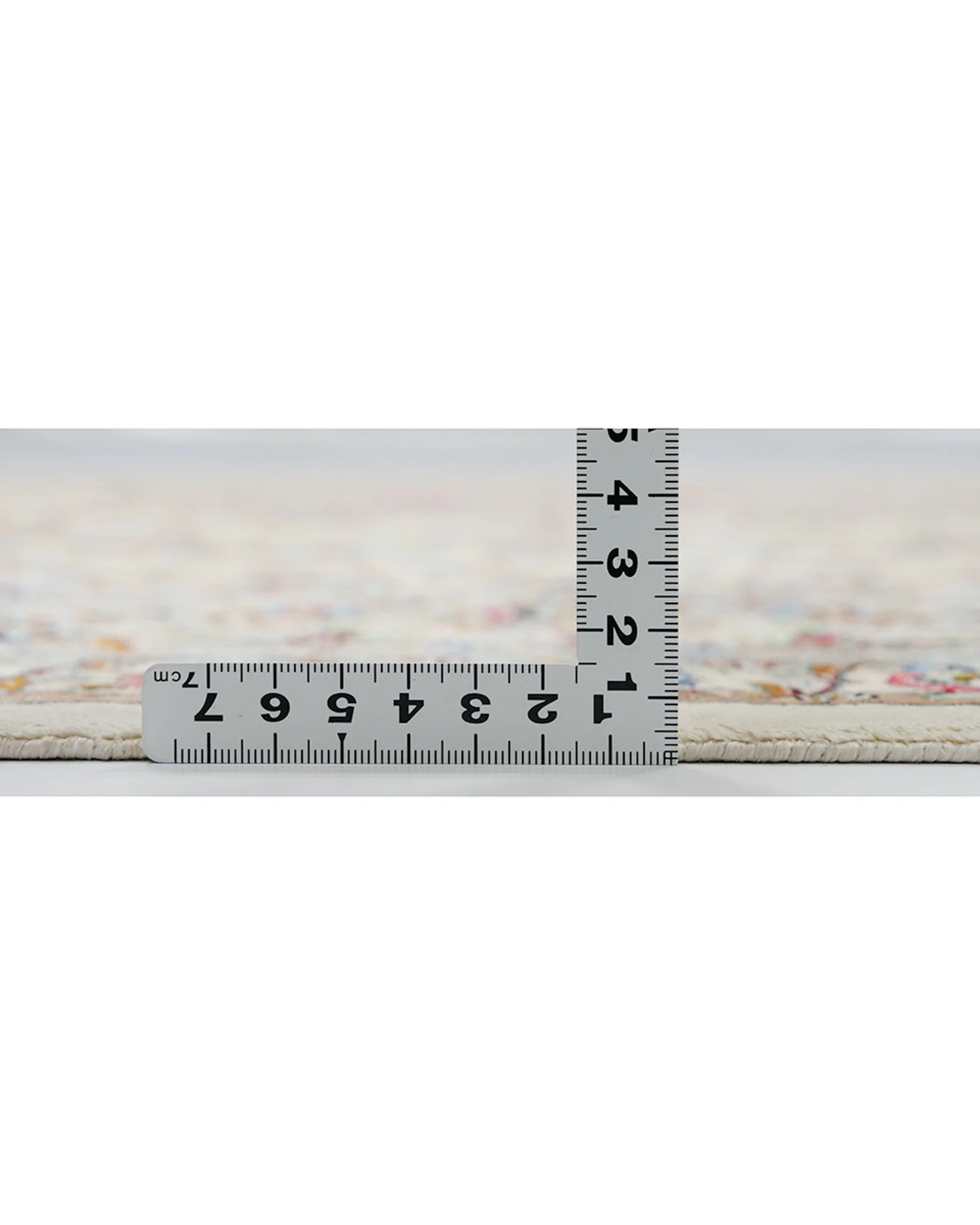 ペルシャ絨毯 カシャーン産 パディディ工房 シルク 約197cm x 298cm アイボリー ホワイト 白 手織り ラグ