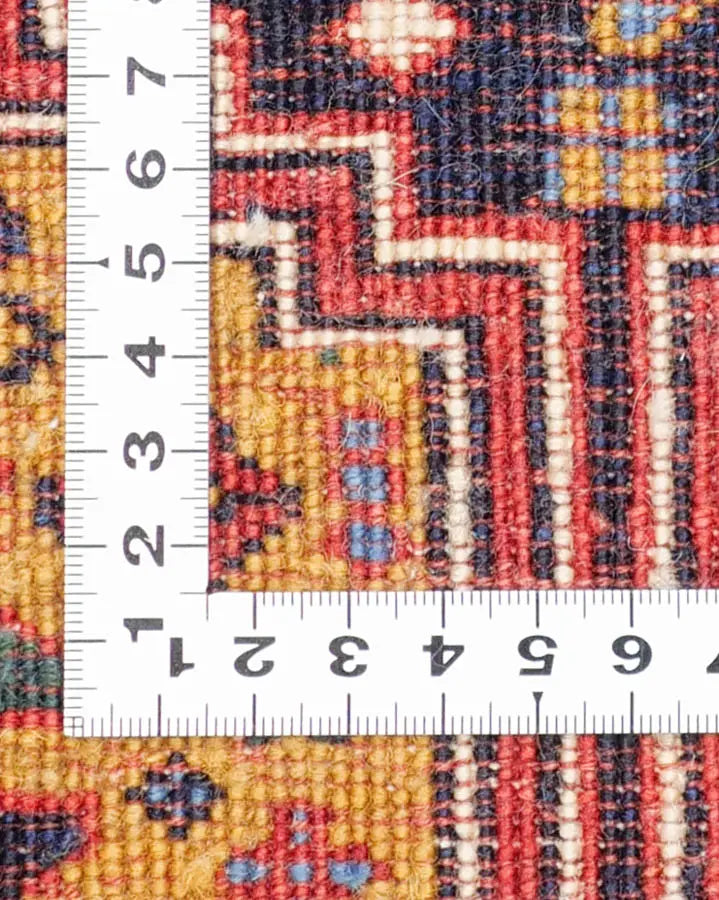 ペルシャ絨毯 カシュガイ 163x224cm トライバルラグ 黒 ブラック 手織り