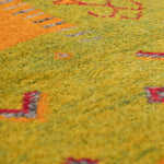 ペルシャ絨毯 ライオン ラグ ギャッベ 玄関マット 手織り