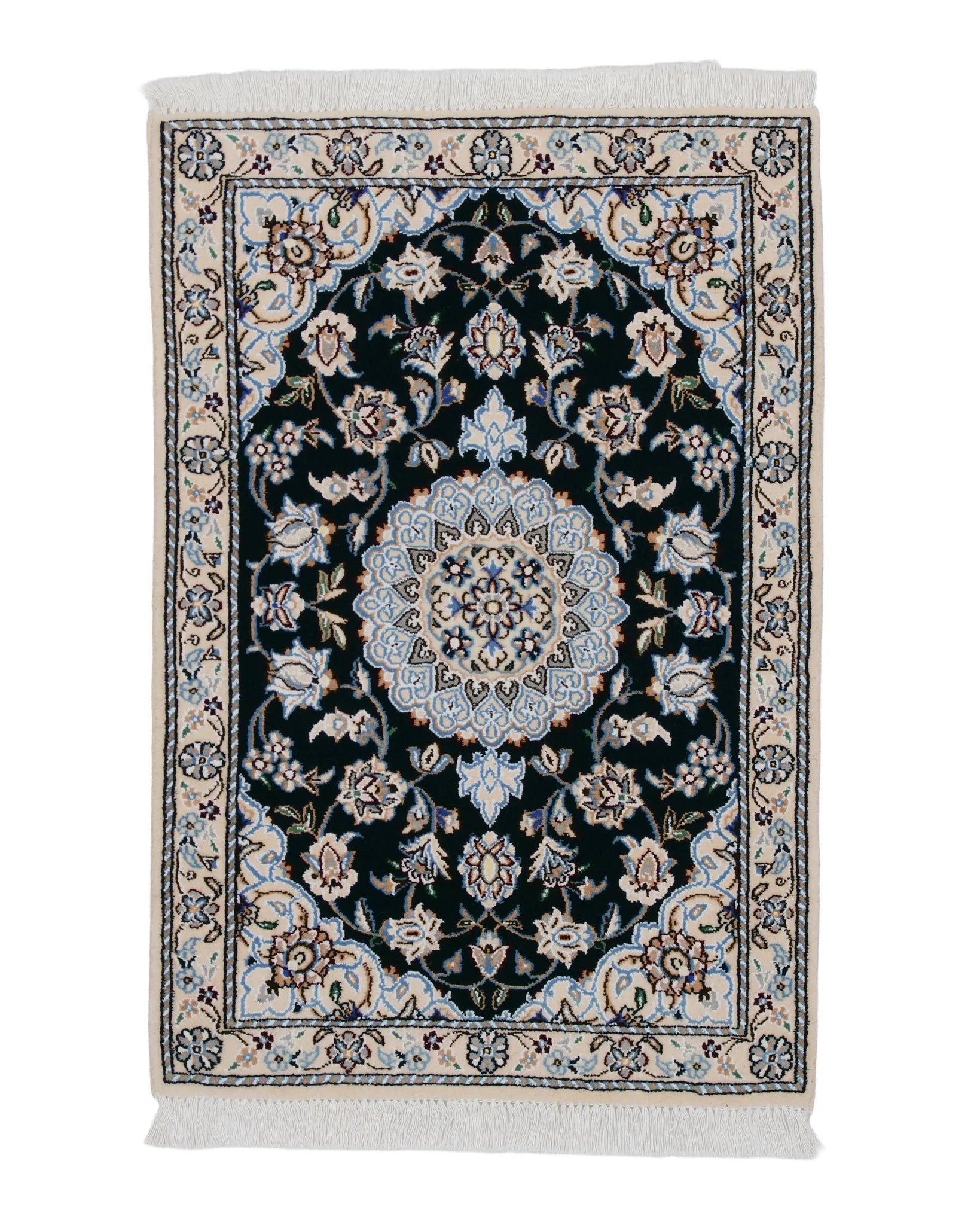 ペルシャ絨毯 ナイン産 約58cm x 88cm|SATHI RUGS ペルシャ絨毯 ナイン産 約58cm x 88cm|SATHI RUGS