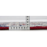 ペルシャ絨毯 ナイン産 60x90cm 玄関マット 赤 レッド 手織りラグ