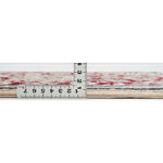 ペルシャ絨毯 ナイン産 40x60cm 玄関マット ミニ 赤色 レッド 手織り ラグ