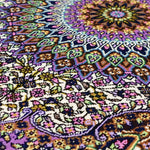 アリプール工房 クム産シルクペルシャ絨毯 細密で幻想的なデザイン