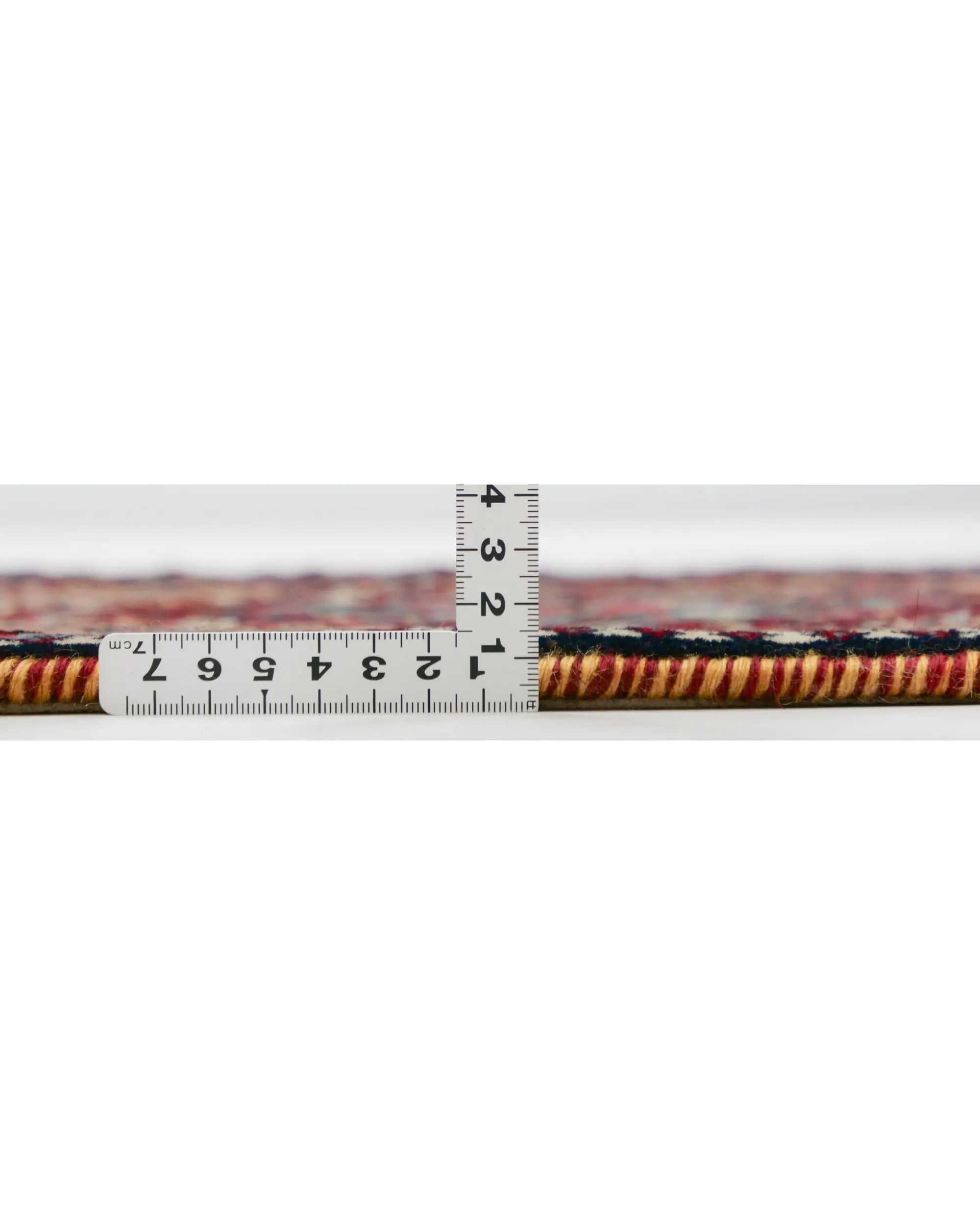 ペルシャ絨毯 ヤラメ 63x122cm ピンク トライバルラグ 細長