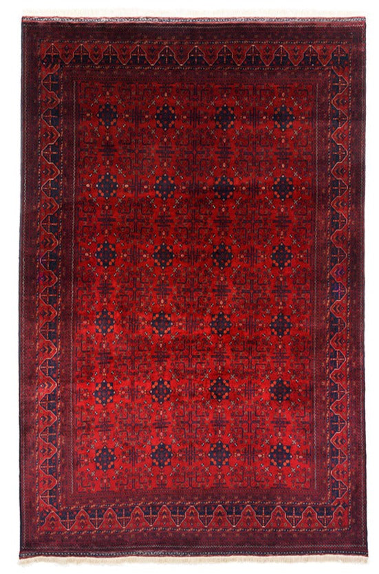 アフガニスタン絨毯(200x293cm)アフガン 赤 レッド【絨毯専門店 ...