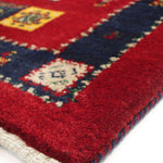 ギャッベ  ペルシャ絨毯 赤