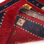 ギャッベ  ペルシャ絨毯 赤