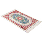 ペルシャ絨毯 クム産 シルク 玄関マット