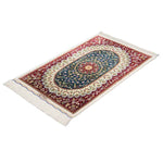 ペルシャ絨毯 クム産 シルク 玄関マット