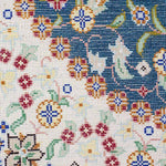 ペルシャ絨毯 クム産 シルク 玄関マット