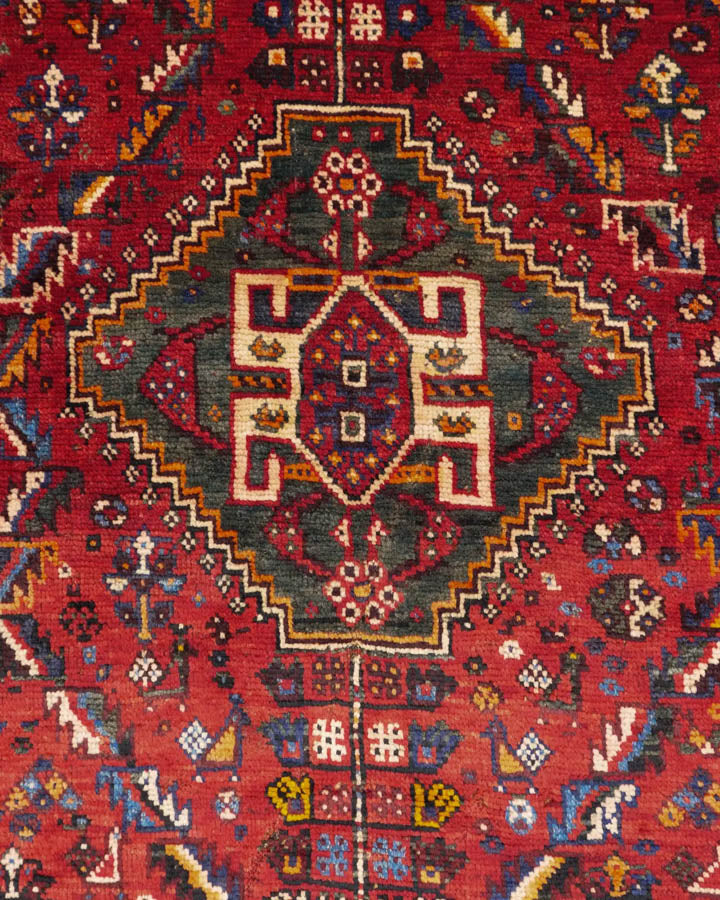ペルシャ絨毯 アバデ産 ヴィンテージ 約135cm x 227cm