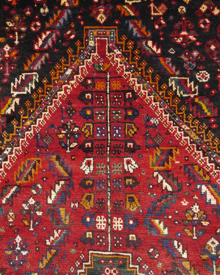 ペルシャ絨毯 アバデ産 ヴィンテージ 約135cm x 227cm